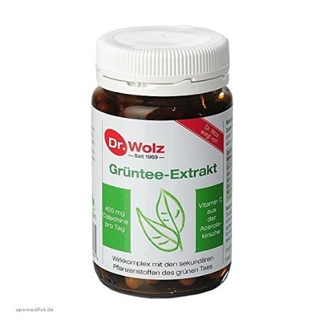 Estratto di tè verde dr. Wolz con vitamina C naturale da acerola ciliegia